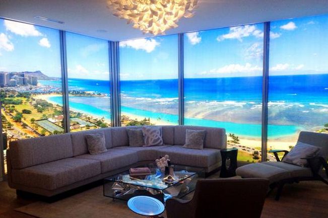 The Waiea tower in The Howard Hughes Corp.'s Ward Village in Honolulu has a penthouse priced at $50 million — a record asking price for a new condominium unit in Hawaii.